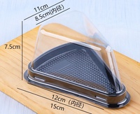 Vente en gros Boîtes de boulangerie Boîte à gâteaux à emporter avec fenêtre Boîtes à gâteaux pour dessert Gâteau Tarte Pizza Durian Crisp