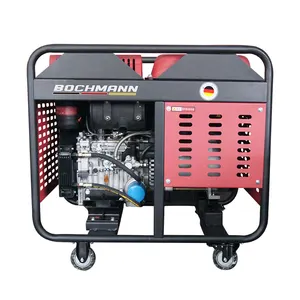 Open frame 6KW portable generator with wheels 8KVA power diesel generator