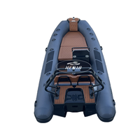 Perahu Karet Hedia High Speed Rib 480 Rigid Hull Hypalon PVC dengan Mesin Luar