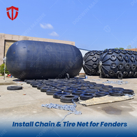 Good Price DOOWIN Marine Pneumatic Rubber Fender Inflatable for Boat Docking ISO 17357 Certified 2-Year Warranty
