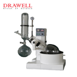 เครื่องระเหยสารแบบสุญญากาศ Drawell รุ่น DW-ORE-2000 ขนาด 2 ลิตร 3 ลิตร 5 ลิตร แบบยกหมุน สำหรับการกลั่นสุญญากาศ พร้อมเครื่องทำความเย็นและเครื่องทำความร้อน - Product Image 2