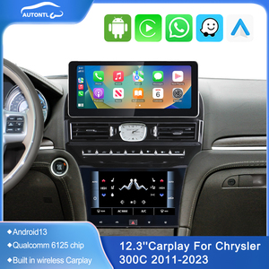Radio AUTONTL de 12.3 Pulgadas con Android 13 y Carplay para Chrysler 300C 2011-2023, Reproductor Multimedia Inalámbrico con Pantalla Táctil, Montaje en el Tablero - Product Image 1