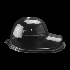 Boîte de présentation pour casquette de baseball en <span class=keywords><strong>PVC</strong></span>, <span class=keywords><strong>couvercle</strong></span> en plastique transparent, étui d'emballage pour casquette incurvée - Product Image 2