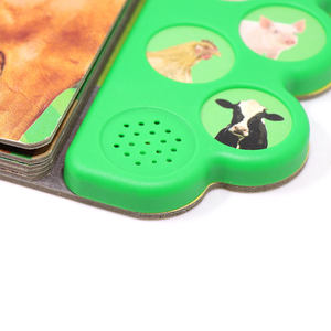 Jouets éducatifs pour enfants, livres en carton sur le thème des animaux avec fonctions sonores, impression sur papier couché - Product Image 6