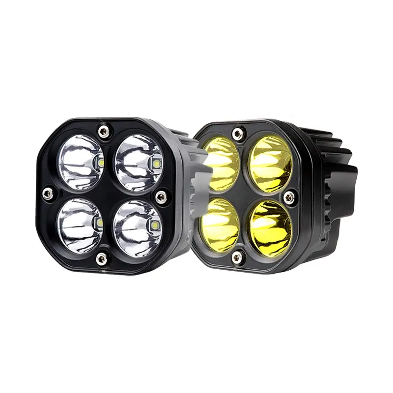 3 Inch Led Cube Auxiliary Light Pods Driving Spot Light Led Work Light Off Road Fog Lamp For 4x4 Motorcycle Tractors