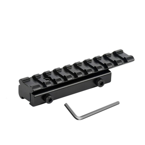 ฐานอะแดปเตอร์ขนาด 3.94 นิ้ว/100 มม. 9 ช่อง สำหรับอุปกรณ์เสริมกล้องเล็งล่าสัตว์ ตัวแปลงขนาด 11 มม. เป็น 21 มม. - Product Image 1