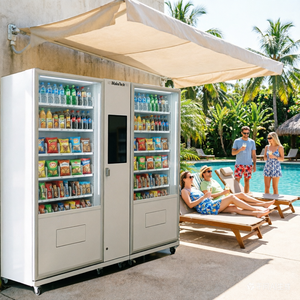 Snack <strong>Vending</strong> <strong>Machine</strong> for <strong>Sale</strong> Bulk Automatic Chips Candy <strong>Cookie</strong> Seller with LED Lighting Low Power Consumption Factory Direct - Product Image 2