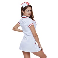 Nouveau Sexy Lingerie Sous-Vêtements Blanc Infirmière Uniforme Tops Usine En Gros