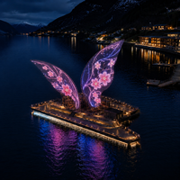 Écrans LED flexibles RGB étanches pour extérieur XQD P31.25 WS2811 50x100 mailles IP65 Affichages de pixels Centres commerciaux Magasins de détail