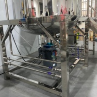 Ligne de production de détergent liquide Mélangeur et broyeur d'alimentation Mélangeur huile-eau Équipement de mélange Machine de fabrication de savon liquide