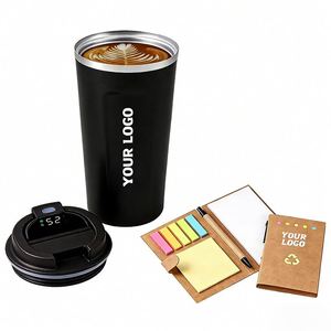Custom Logo Stainless Steel Cup Travel Thermal Water Bottle Tea Coffee Mug Office Business Promo Gift - Product Image 1