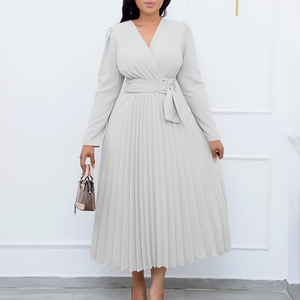 Tenue Formelle et Robes Noires Élégantes <span class=keywords><strong>Femme</strong></span> Dame Chic Vintage pour l'Église - Product Image 2