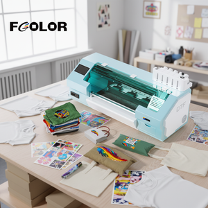 Imprimante DTF FCOLOR A3 XP600, machine d'impression automatique sur film, corps bleu, pour l'impression sur t-shirts et vêtements - Product Image 1
