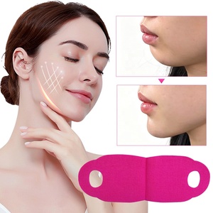 <span class=keywords><strong>Masque</strong></span> liftant V-Line rose viral OEM à marque privée, sculptant la mâchoire au collagène, logo personnalisé, faible MOQ, 1000 unités, vegan, vente en gros, ODM - Product Image 3