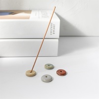 Maxery – bâton d'encens Simple en céramique, Mini plaque d'encens japonaise