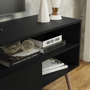 1 דלת 4 מדפים 55 65 אינץ טלוויזיה עץ טלוויזיה טלוויזיה לעמוד ניהול כבלים מדיה אחסון קונסולה סלון חדר שינה - Product Image 5