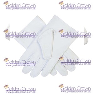 Guantes masónicos de cuero blanco de comandante eminente de cuero suave de alta calidad | Proveedor de guantes de cuero masónico - Product Image 4