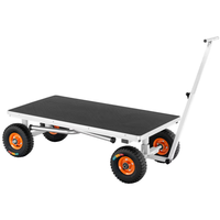 Table de toilettage pour animaux de compagnie pliable, réglable, écologique, en acier inoxydable, plastique et caoutchouc, avec roulettes