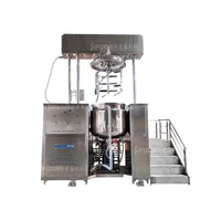 Offre Spéciale : Émulsifiant sous vide 500L avec pesage et levage hydraulique pour crèmes, lotions et shampoings