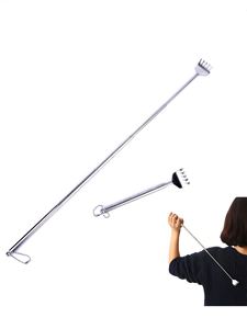 Rascador de espalda telescópico de acero portátil al por mayor con garra de masaje extensible - Product Image 5