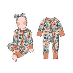 Pagliaccetto per bambini con cerniera in tessuto elastico e resistente promozionale di buona qualità - Product Image 4