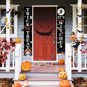 Wholesale 2 Pcs Custom Size Double Sided Merry Christmas <b>Banner</b> Digital Printing Front Porch Door Decorations for Home Holidays - Product Image 4