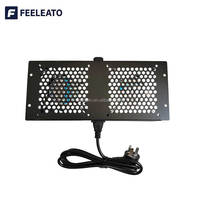 Unité de refroidissement à 4 ventilateurs pour étagère, dissipation de chaleur pour rack de serveur standard 19 pouces, plateau de ventilation en acier SPCC, en stock