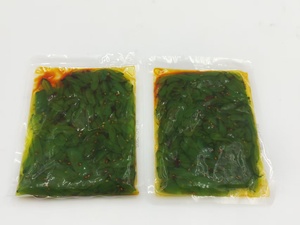 Alga Marina Instantánea Congelada Saborizada de Calidad de Exportación a Precio de Fábrica, Rodajas de Wakame Saborizadas, Ensalada Chuka, Wakame Picante 150G/BOLSA - Product Image 2