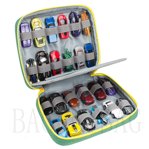 Toy Car Organizer Case For Matchbox Cars Gift Pack Water-resistant hard EVA PU Leather Exterior