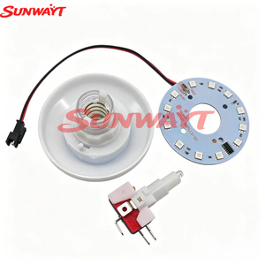 Bouton poussoir rond RGB de 76 mm 12 V avec éclairage LED coloré clignotant pour bornes d'arcade, grue à pinces et jeux à monnayeur - Product Image 5