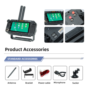 Lte 4 gam Mạng TM-7600 GPS Sim thẻ Android điện thoại di động với Walkie Talkie 100 km phạm vi phát thanh - Product Image 5