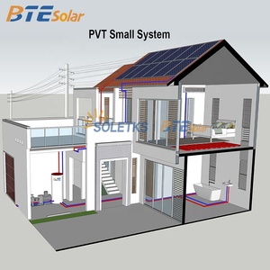 Panneau <span class=keywords><strong>hybride</strong></span> photovoltaïque thermique BTE PV-T pour l'électricité et l'eau chaude, en cuivre, garantie 25 ans, certifié CE, allemand - Product Image 2