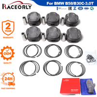 Bộ piston và vòng piston RACEORLY 11258681079 11252472478 4032 đúc nguyên khối dành cho BMW B58 540i 640i 740i 840i X5 X6 X7 3.0L