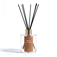 Diffuseur de parfum d'ambiance multi-usages en gros, sûr, longue durée, idéal comme cadeau, design minimaliste en verre