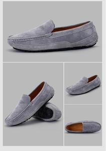 Cổ Điển Bò Da Lộn Da Trọng Lượng Nhẹ Đi Bộ Penny Giày Đế Flats Moccasin Dép Đi Trong Nhà Người Đàn Ông Lái Xe Giày Thường - Product Image 6