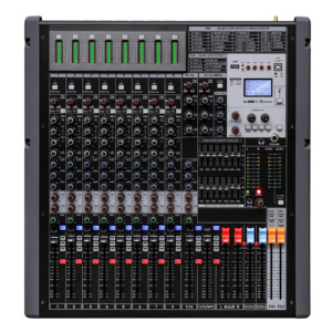 Console de mixage active professionnelle <span class=keywords><strong>TFB</strong></span> 1000W*2 12 canaux avec double DSP Bluetooth 4 groupes pour scène - Product Image 2