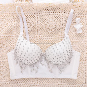 Disfraces <span class=keywords><strong>de</strong></span> <span class=keywords><strong>Halloween</strong></span> Novance <span class=keywords><strong>2022</strong></span> corsé con borlas <span class=keywords><strong>de</strong></span> cristal brillante Top ropa interior Sexy para <span class=keywords><strong>mujer</strong></span> para espectáculo <span class=keywords><strong>de</strong></span> danza del vientre - Product Image 6