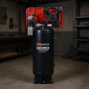 Compresseur d'air industriel Tmg de 60 gallons, 5 CV, électrique, stationnaire, réservoir vertical - Product Image 2