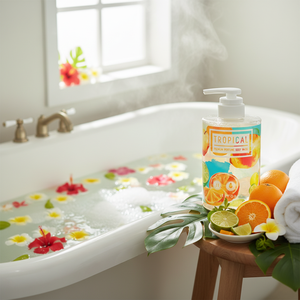Gel de Baño Perfumado Herbal Premium Vilforet, Burbujas Tropicales Coreanas, Hidratante, Antibacterial, Calmante, Refrescante y Duradero - Product Image 3
