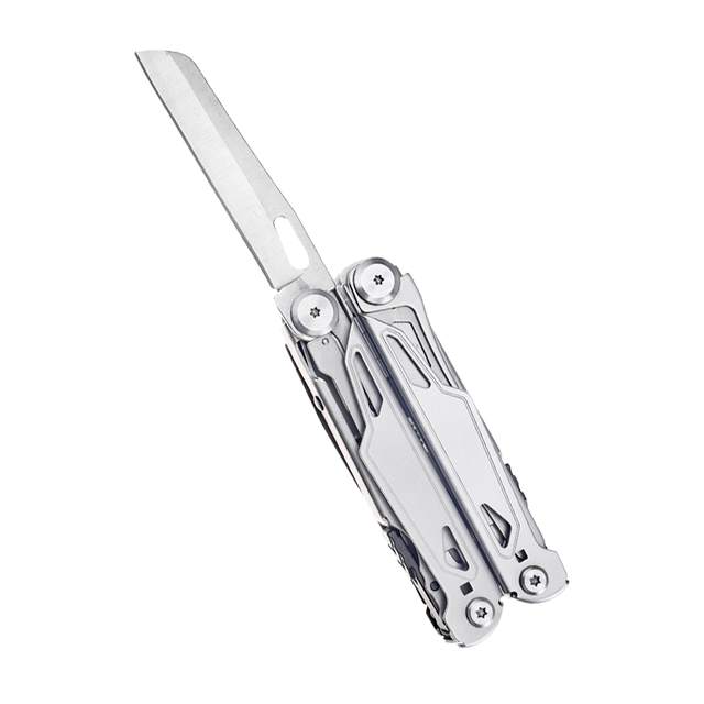 Customizable Industrial Vehicle Tactical EDC 14-in-1 Multitool Stainless Steel Blade Screwdriver File OEM Pocket Pliers Bottle