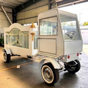 Zhenda Special Transport Manufacturers – Remorque de moto funéraire électrique vintage avec sièges en cuir et pneus pneumatiques - Product Image 1