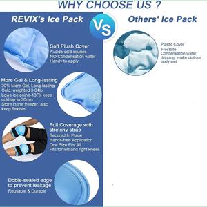 Protector de Rodilla con Gel, Ajustable para Uso en Ambos Sentidos, para Aliviar el Dolor y el Edema de Líquido en la Rodilla - Product Image 6