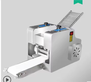 Machine Commerciale Automatique de Fabrication de Pâtes à Crêpes, Raviolis, Empanadas, Gyoza, Pizza, Wonton, en Acier Inoxydable 304 avec Moteur - Product Image 6