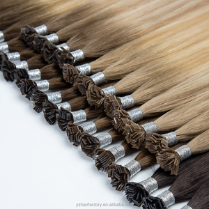 ต่อผมคุณภาพสูง Yuanzhen แบบ K Tip ผมแท้รัสเซียแบบ Double Drawn  ต่อผมแบบเคราตินปลายแบน - Product Image 4