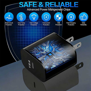 Caricabatterie Portatile USB Tipo <span class=keywords><strong>C</strong></span> Rapido PD 20W Adattatori di Alimentazione USB-<span class=keywords><strong>C</strong></span> per <span class=keywords><strong>iPhone</strong></span> 17/16 Pro Ricarica Veloce - Product Image 4