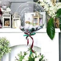 Ballon Bobo Transparent pour Mariage, 10-36 Pouces, Bulle d'Hélium Claire, PVC Extensible, Écologique, Sérigraphié, Élite pour Fêtes