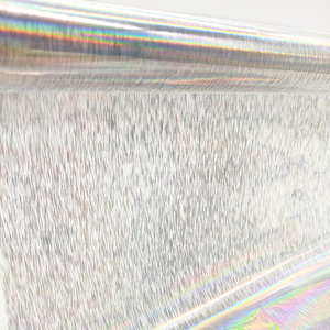 Manufacturer Custom Design <strong>3D</strong> Effect <strong>Laser</strong> Printed <strong>Metallized</strong> Holographic Heat Transfer <strong>Film</strong> For Leather - Product Image 5