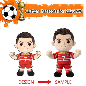 <strong>Plush</strong> <strong>Toys</strong> Deep Customization Appearance Size OEM/ODM Soccer Themed Mascot <strong>Plush</strong> <strong>Keychains</strong> <strong>Toys</strong> - Product Image 2