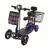 Mini Smart Auto Vouwbare Lithium Batterij 4 Wiel Lage Prijs Elektrische Scooter Mobiliteit