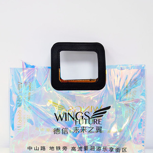 Private Label Eco-Friendly Trasparente Piccola Borsa Casuale Promozionale Impermeabile Delle Donne Tote Sacchetto Del PVC Trasparente Personalizzato - Product Image 6